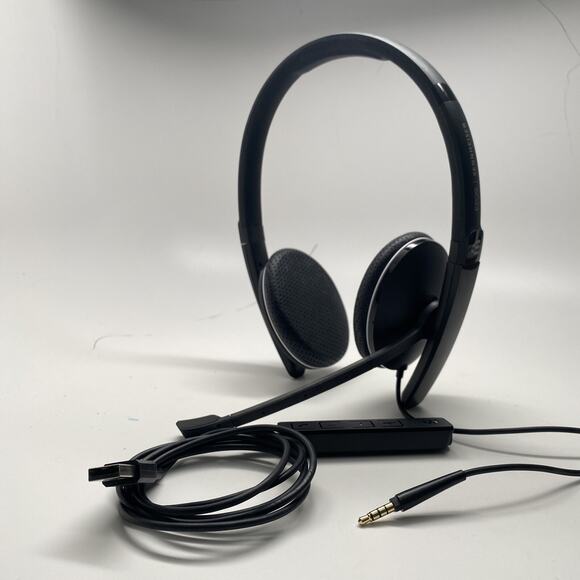 Sennheiser SC165 USB Double-sided Headset Stereo USB-A and 3.5mm Jack - Picture 1 of 10